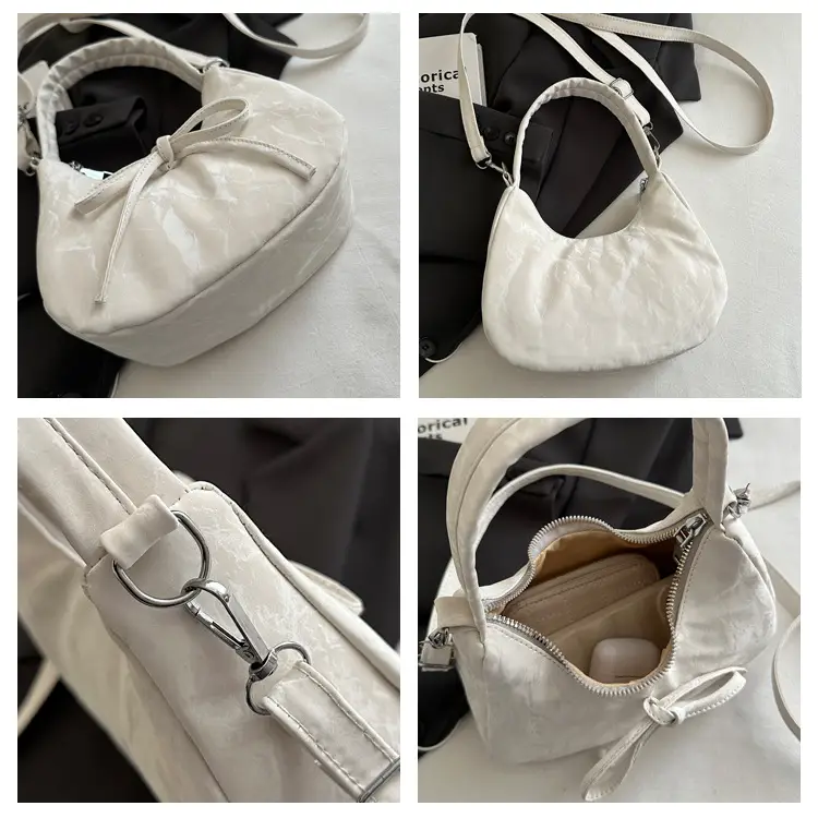 Light Blue Bow Shoulder Bag for Women — feature 9