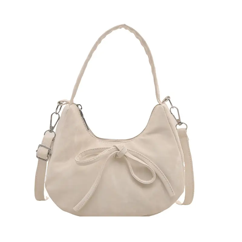 Light Blue Bow Shoulder Bag for Women - Image 2