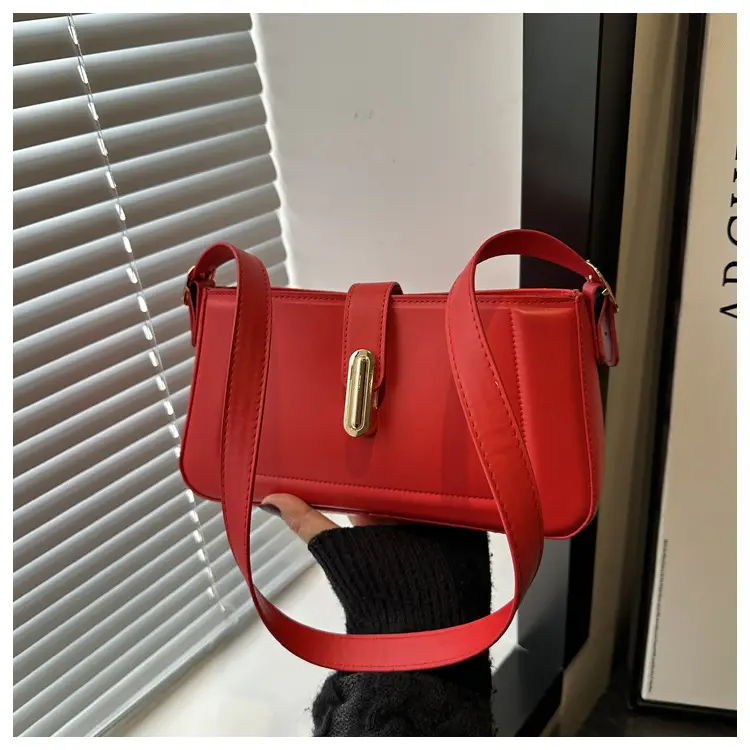 Korean Style Brown Leather Shoulder Bag for Women — feature 18