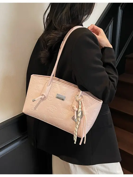 Black Cross-Border Large Shoulder Bag Women's 2025 - Image 6