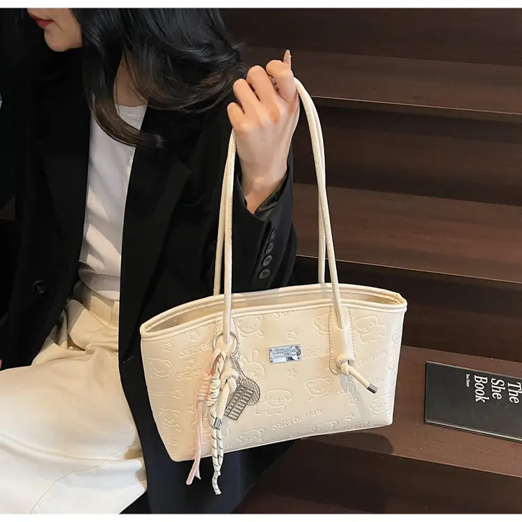 Black Cross-Border Large Shoulder Bag Women's 2025 — feature 19