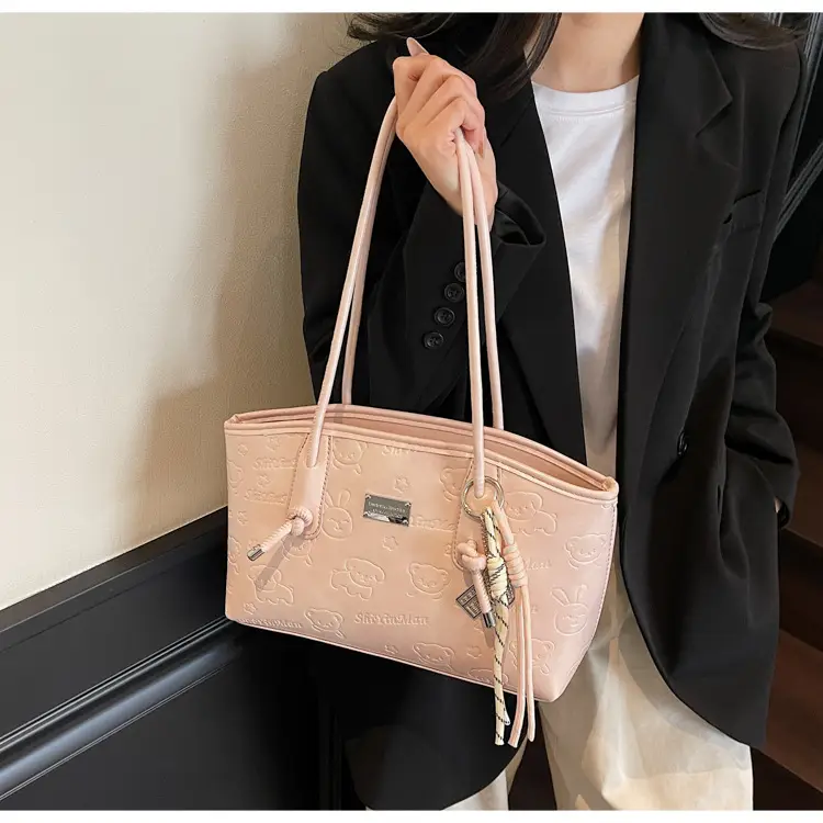 Black Cross-Border Large Shoulder Bag Women's 2025 — feature 22