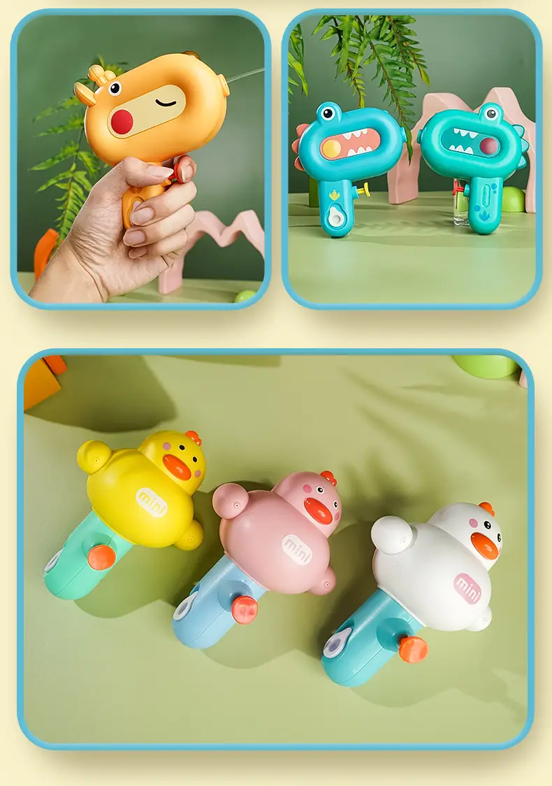 Pea Water Gun Children's Toy Cartoon Water Corn Water Gun Bath Press Water Spray Toy Baby Boys Girls — feature 29