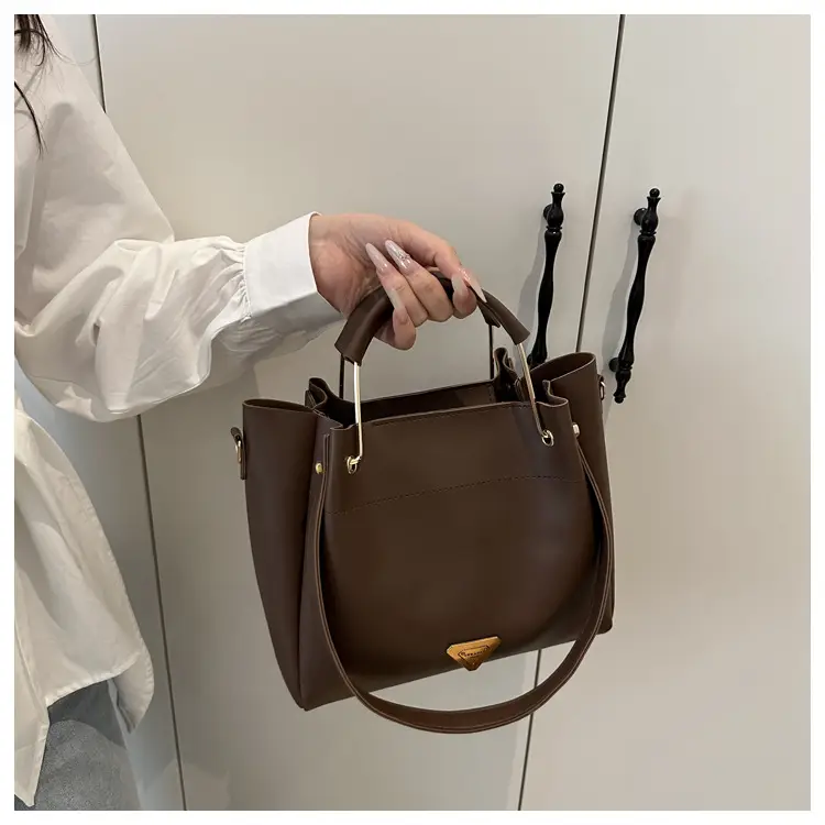 Women's Beige Textured Shoulder Bag with Strap — feature 14