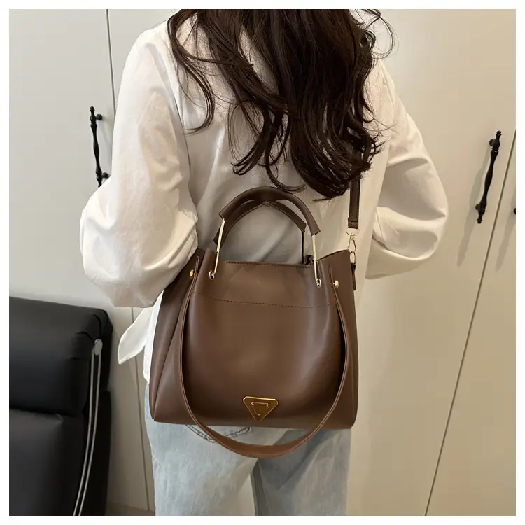 Women's Beige Textured Shoulder Bag with Strap — feature 15