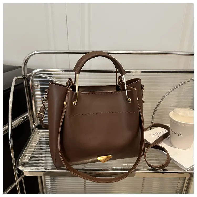 Women's Beige Textured Shoulder Bag with Strap — feature 21