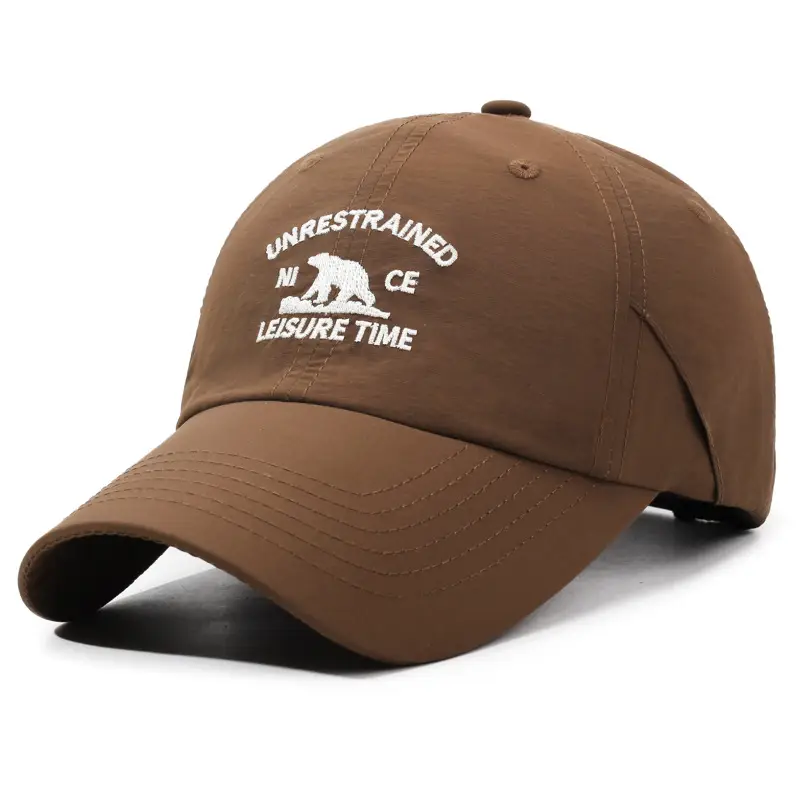 Unrestrained Tide Sun Cap Beige Men Women - Image 8
