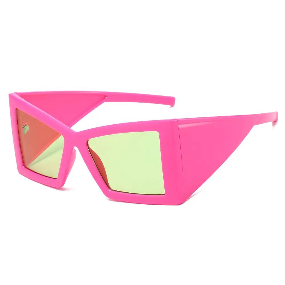 Pink Cat-Eye Sunglasses for Beach Party Wear - Image 10