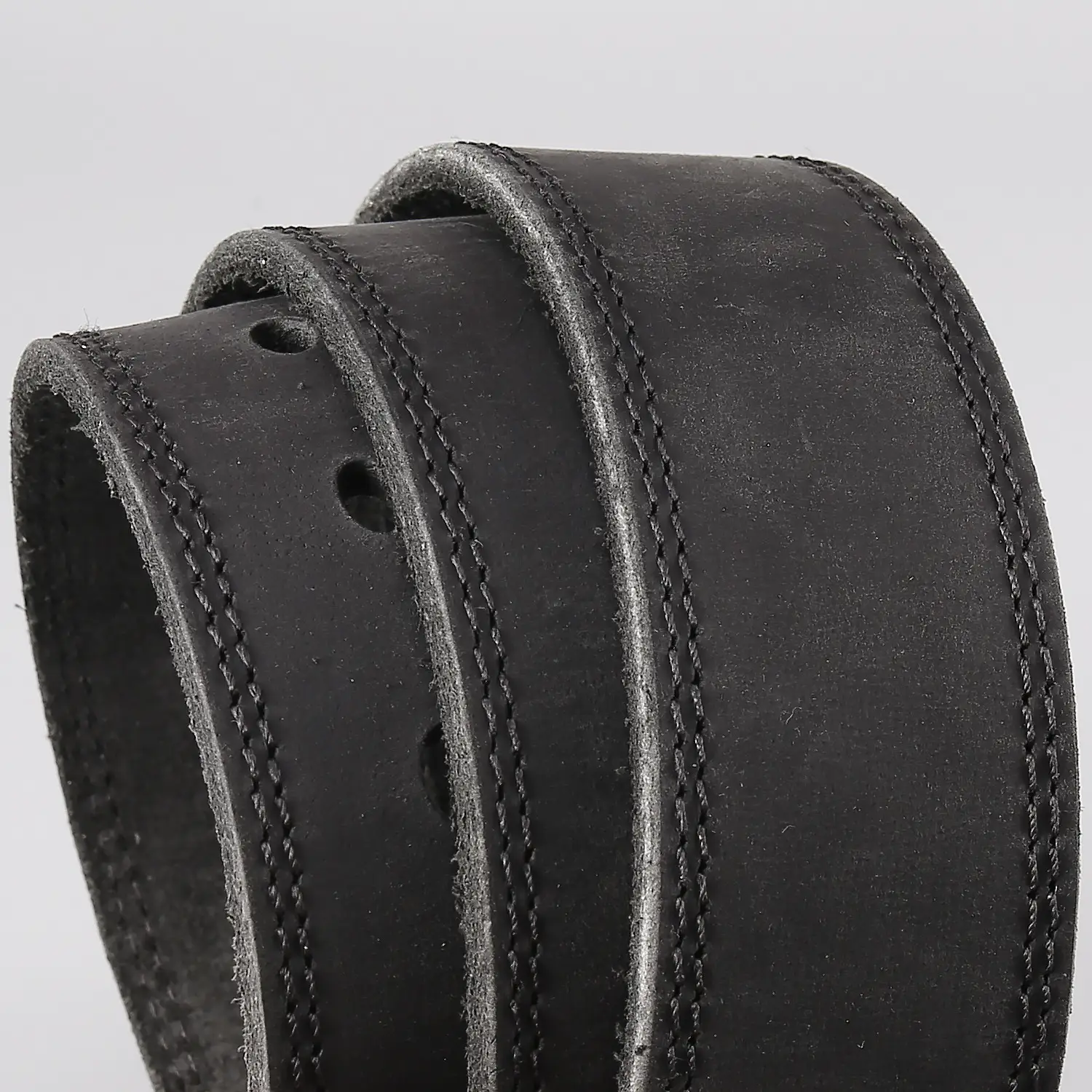 Men's Luxury Brown Genuine Leather Belt with Silver Buckle — feature 7