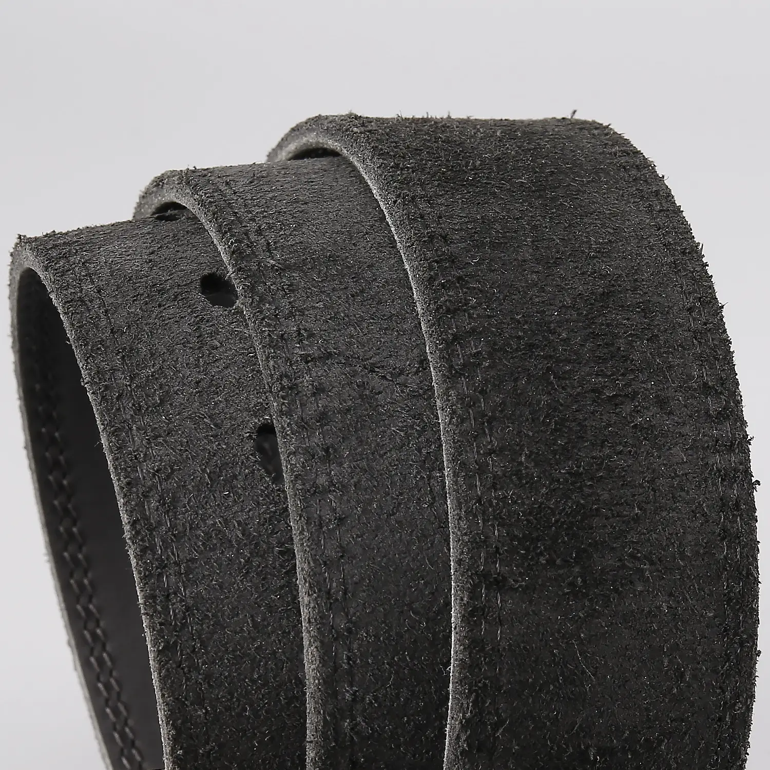 Men's Luxury Brown Genuine Leather Belt with Silver Buckle — feature 8