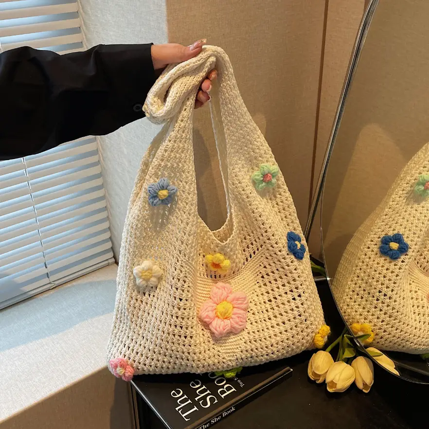 New Handmade Flower Bag for Women - Image 5