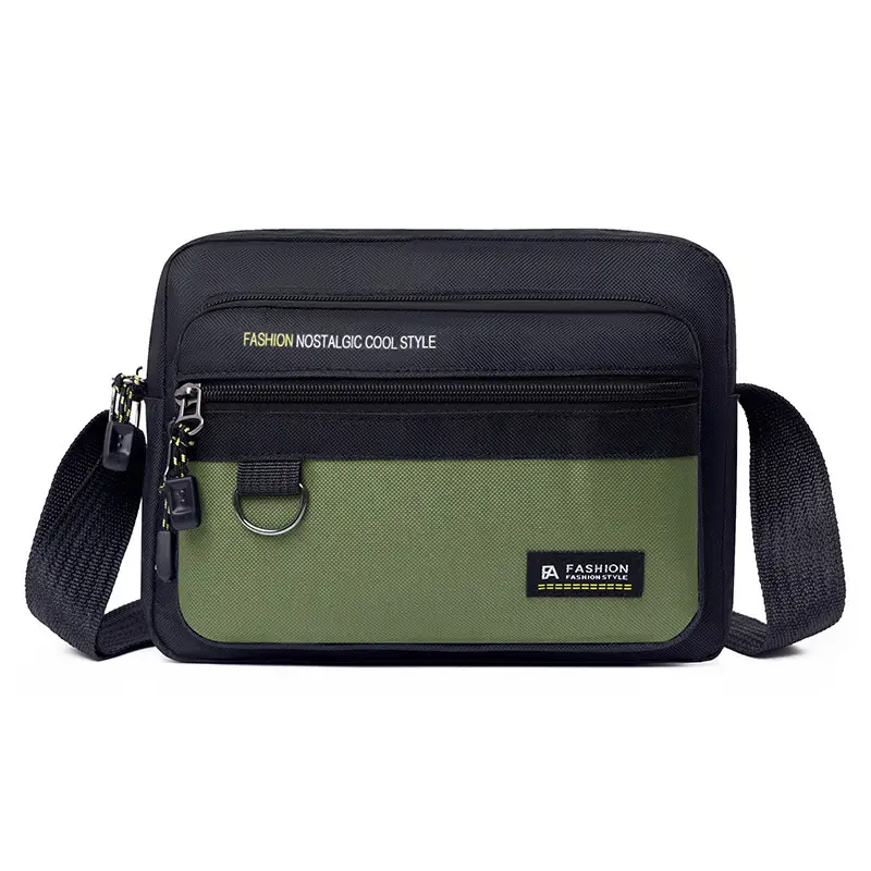 Men's Multi-Purpose Crossbody Bag with Zip & Strap - Image 4