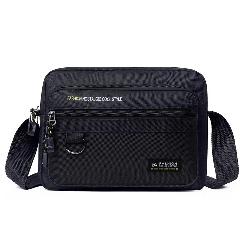 Men's Multi-Purpose Crossbody Bag with Zip & Strap - Image 3