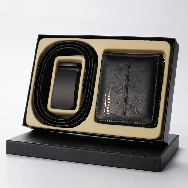Men's Leather Belt & Wallet Set with Card Holder - Image 4