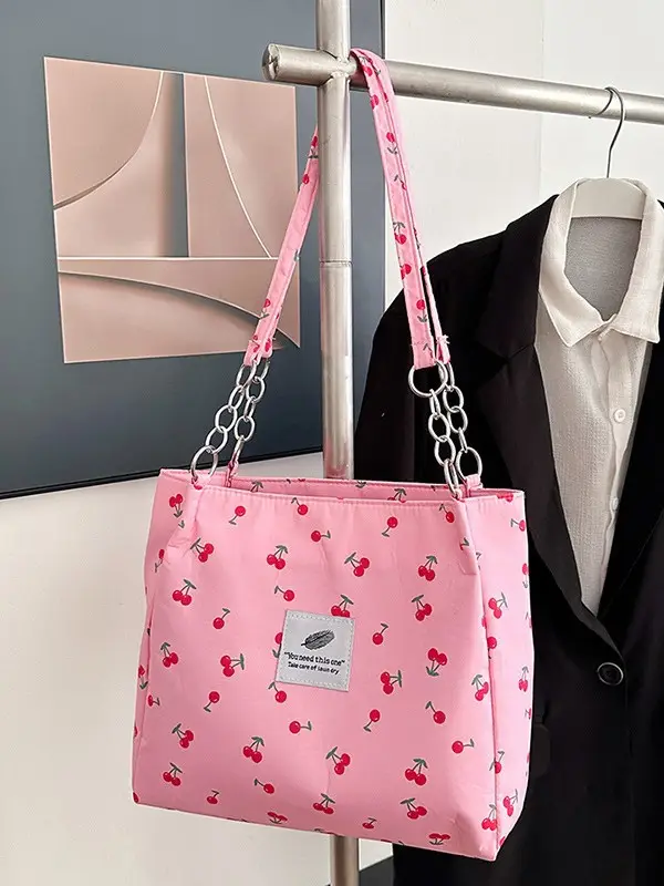 2026 Printed Tote Bag Women Large Capacity Versatile Shoulder Bag