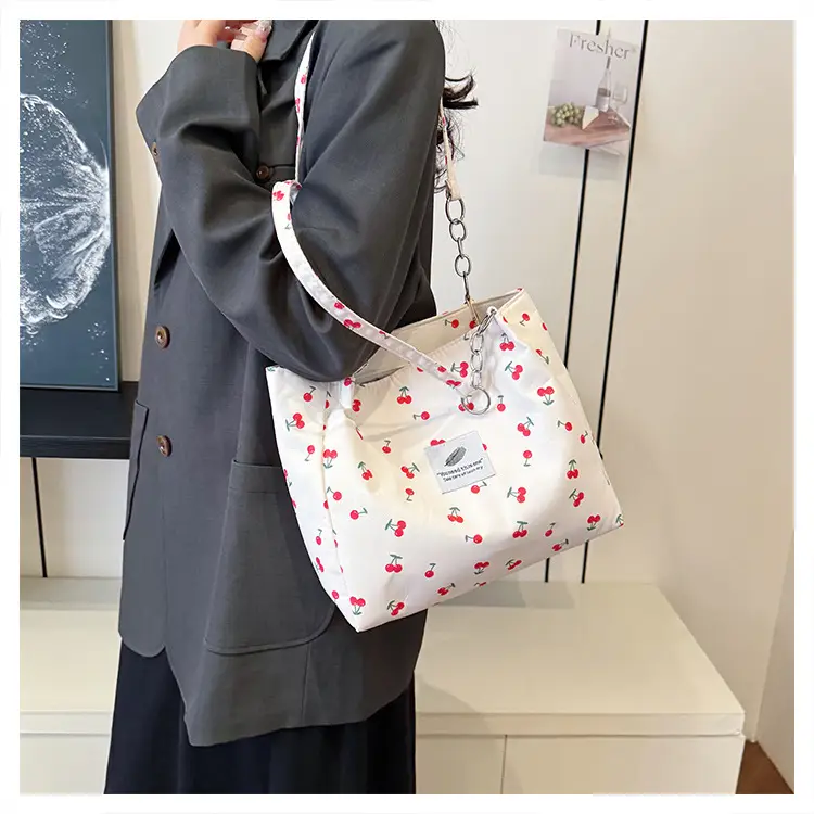 2026 Printed Tote Bag Women Large Capacity Versatile Shoulder Bag — feature 12