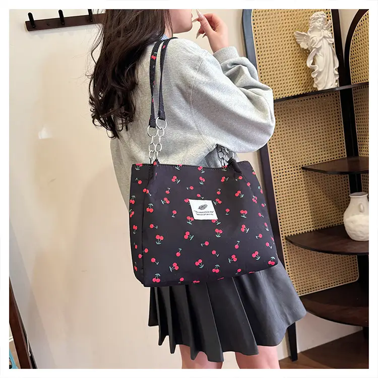 2026 Printed Tote Bag Women Large Capacity Versatile Shoulder Bag — feature 13