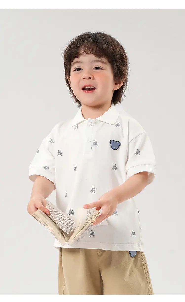 Right European Boys Polo Shirt Short Sleeve Summer Kids Wear — feature 3