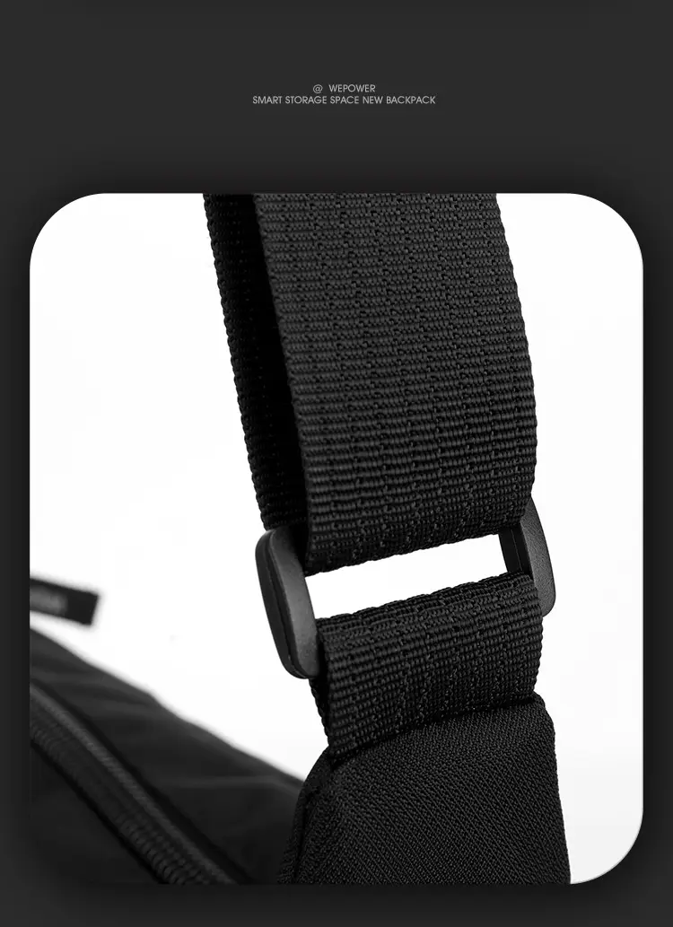 Men's Black Business Crossbody Bag Large Capacity — feature 20
