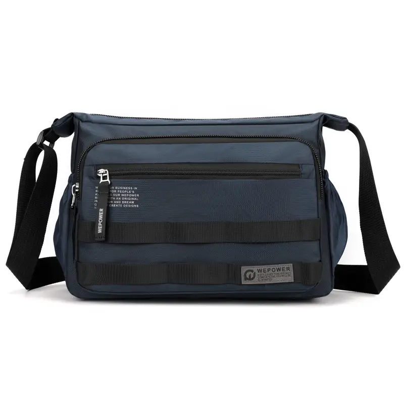 Men's Black Business Crossbody Bag Large Capacity - Image 3