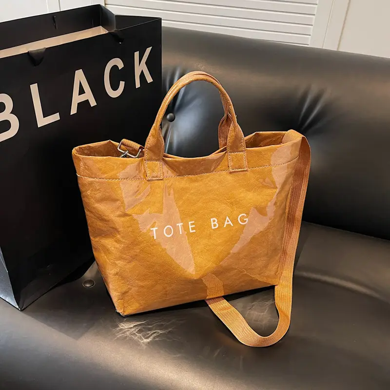 Fashion Retro DuPont Paper Crossbody Bag Large Capacity Women's Bag - Image 5