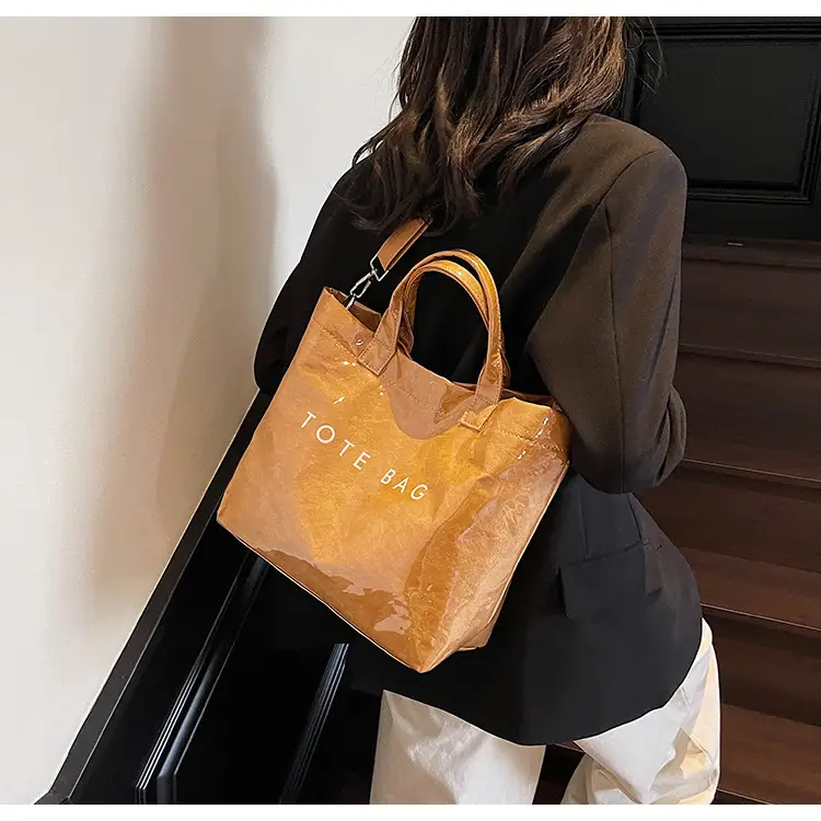 Fashion Retro DuPont Paper Crossbody Bag Large Capacity Women's Bag — feature 24