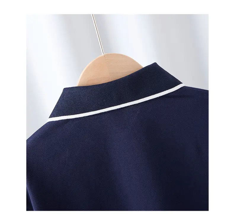 Boys Navy Polo T-Shirt Short Sleeve Summer 2025 — feature 7