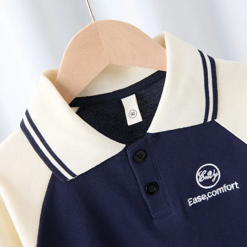 Boys T-Shirt Navy Cotton Summer Kids T-Shirt - Image 4