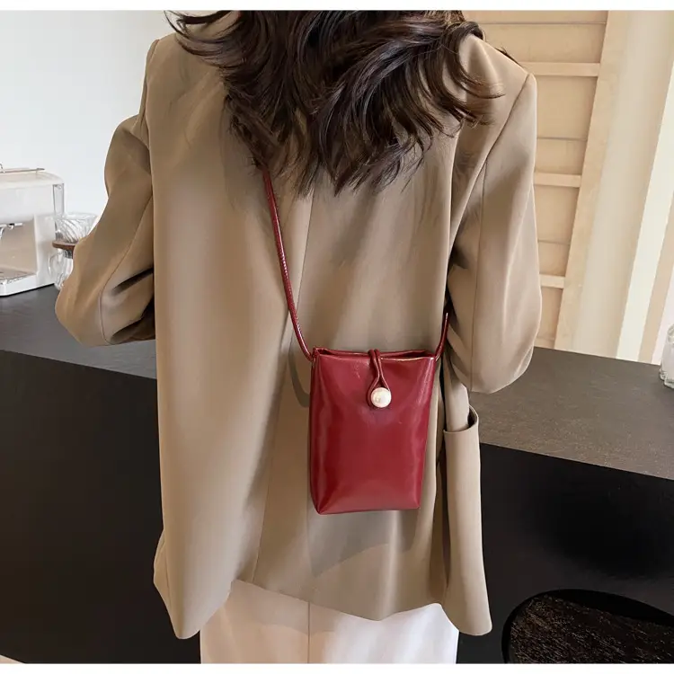 Red Chinese Mini Underarm Bag Women — feature 19