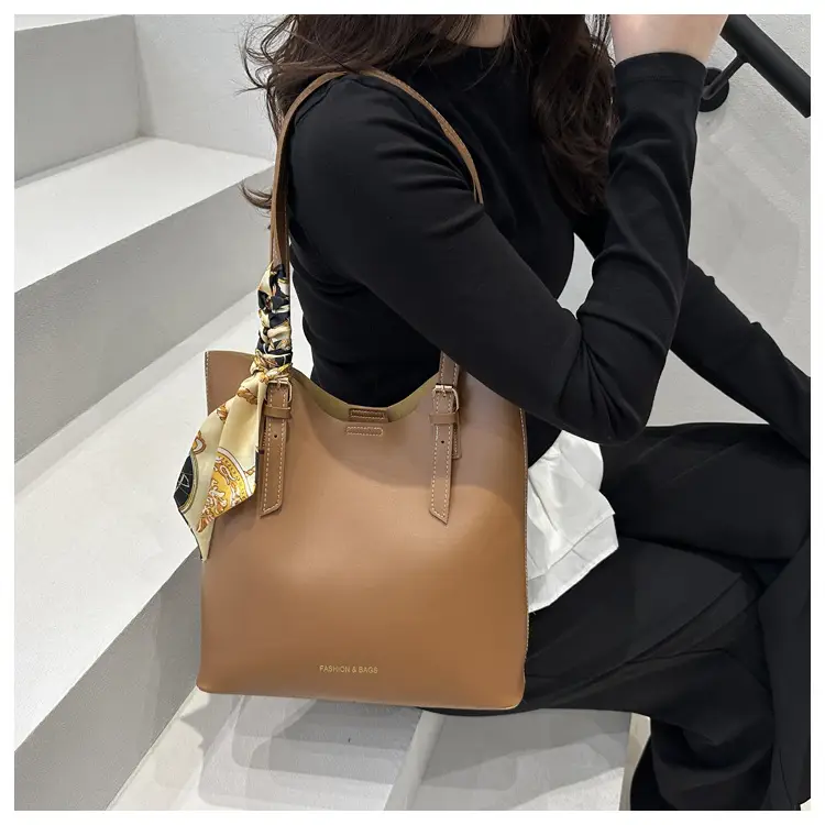 2025 New Silk Scarf Tote Bag for Young Women — feature 13