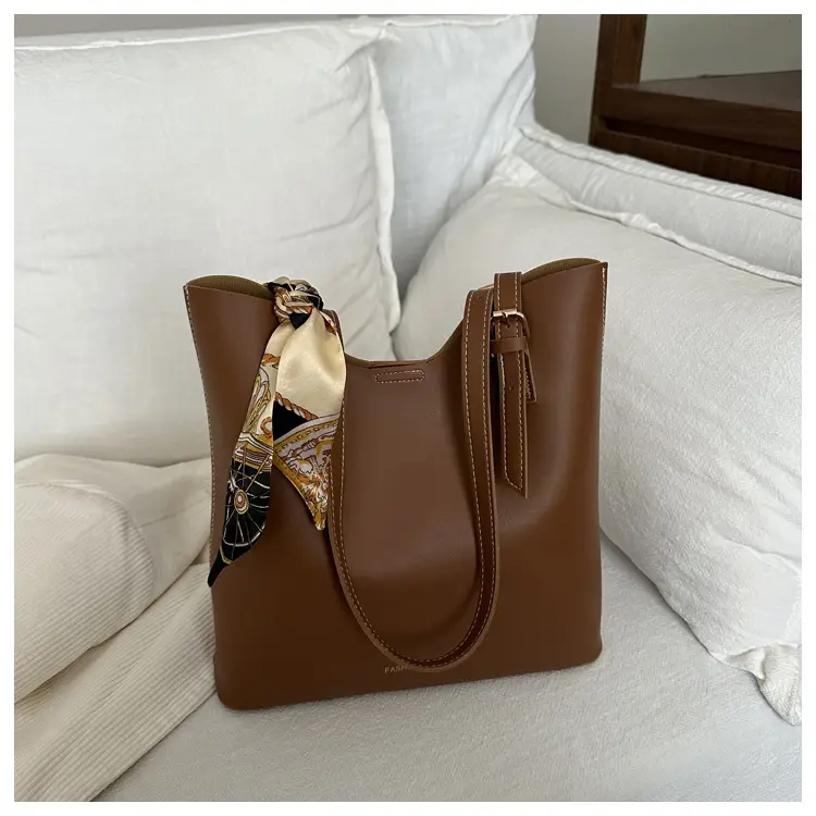 2025 New Silk Scarf Tote Bag for Young Women