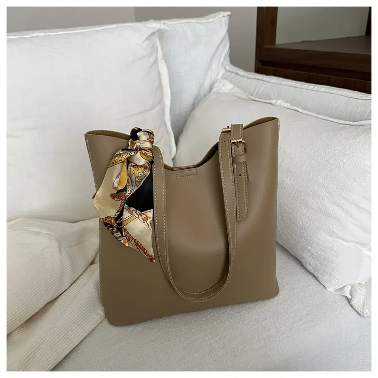2025 New Silk Scarf Tote Bag for Young Women