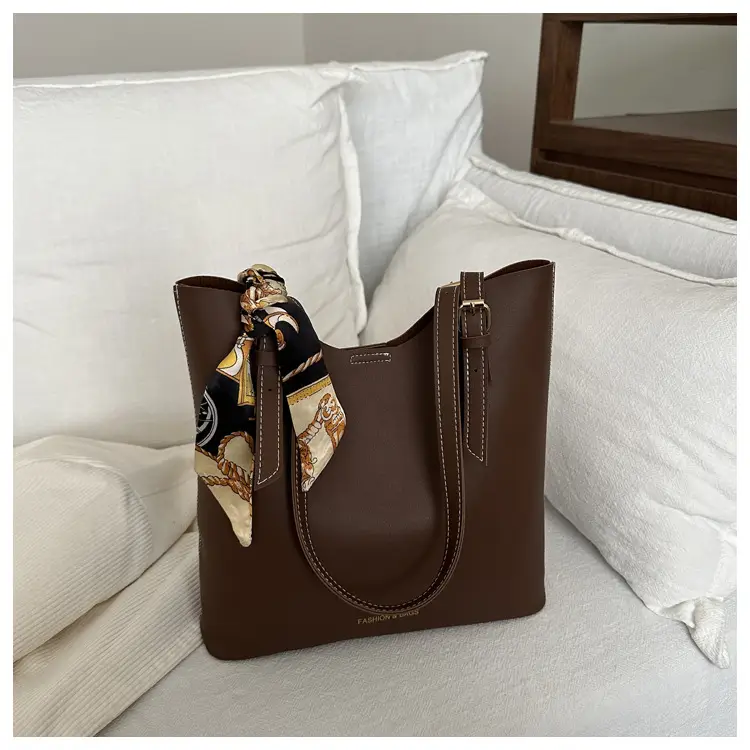 2025 New Silk Scarf Tote Bag for Young Women