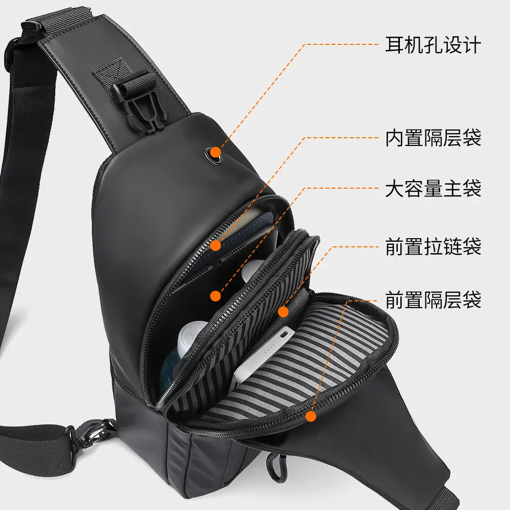 Waterproof Crossbody Bag for Men Business Commute