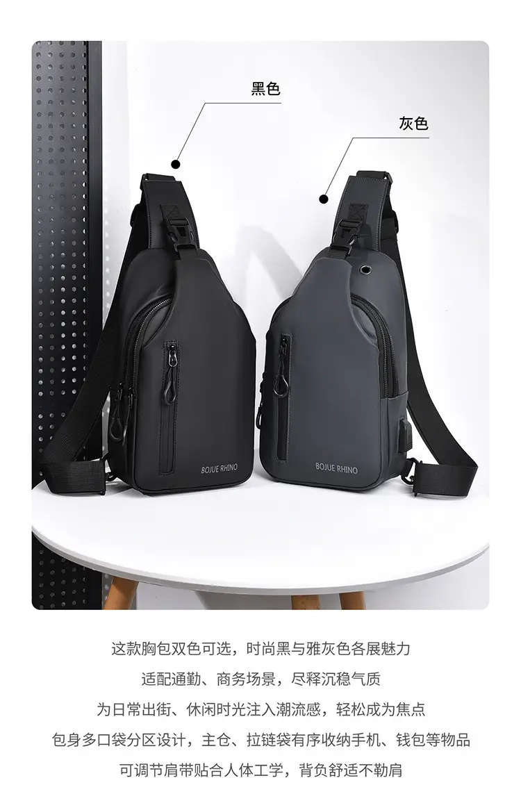 Waterproof Crossbody Bag for Men Business Commute — feature 3