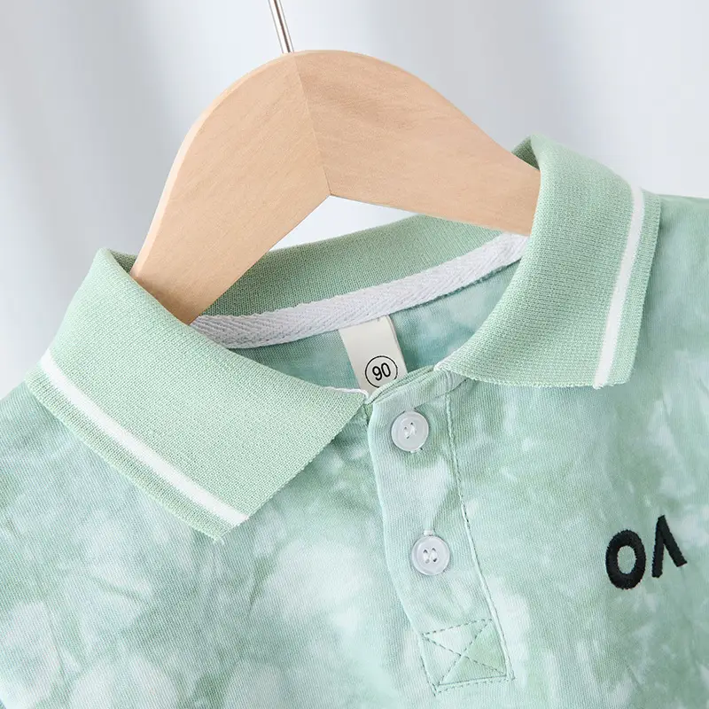 Boys' Green Polo Shirt 2025 Summer Wear - Image 4