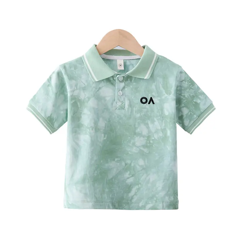 Boys' Green Polo Shirt 2025 Summer Wear - Image 6