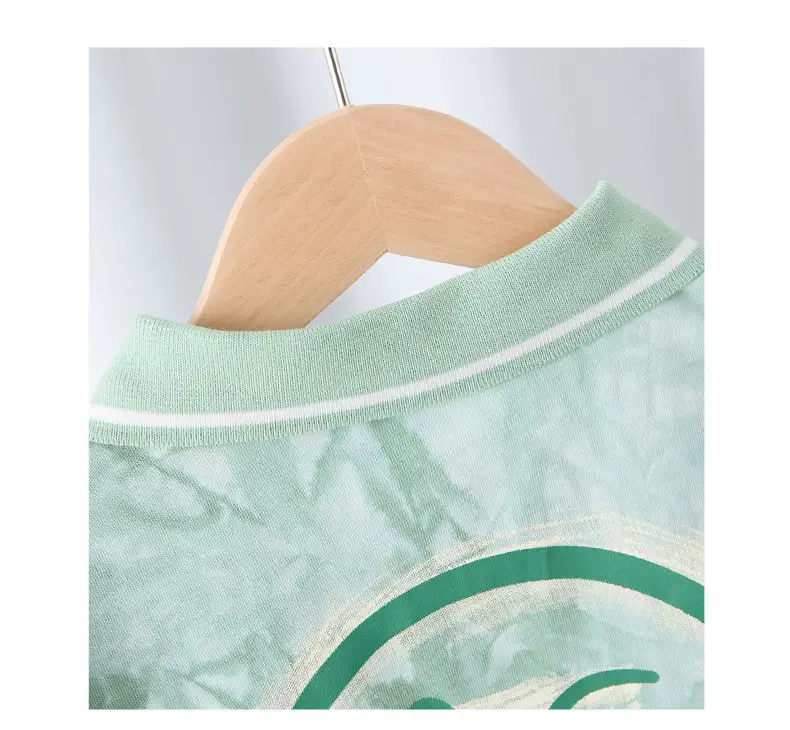 Boys' Green Polo Shirt 2025 Summer Wear — feature 7