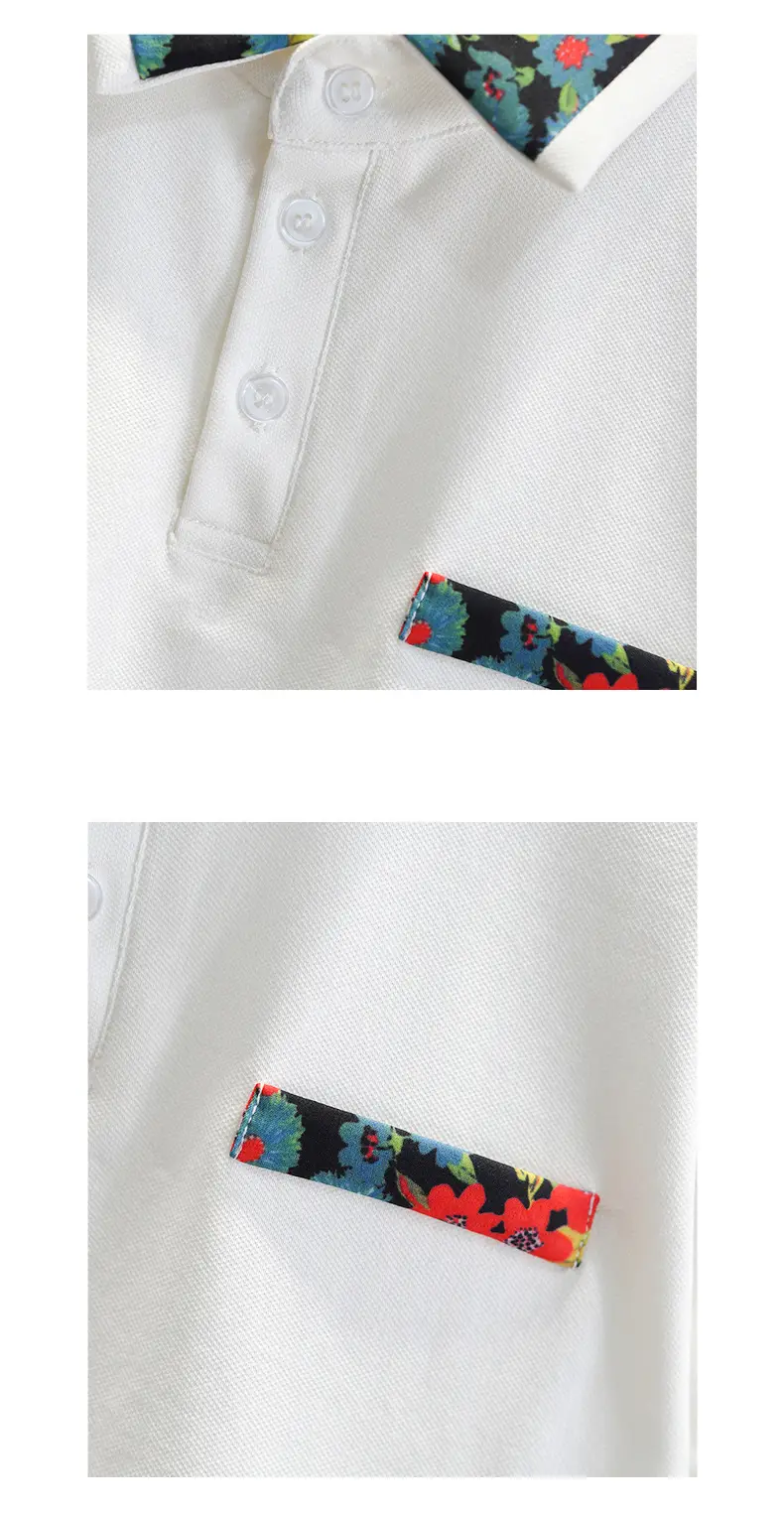 Boys Floral Short Sleeve Polo Shirt 2025 — feature 5