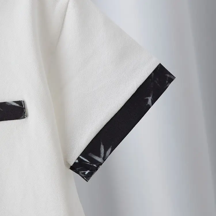 Boys White Polo Shirt Summer Medium Large - Image 5