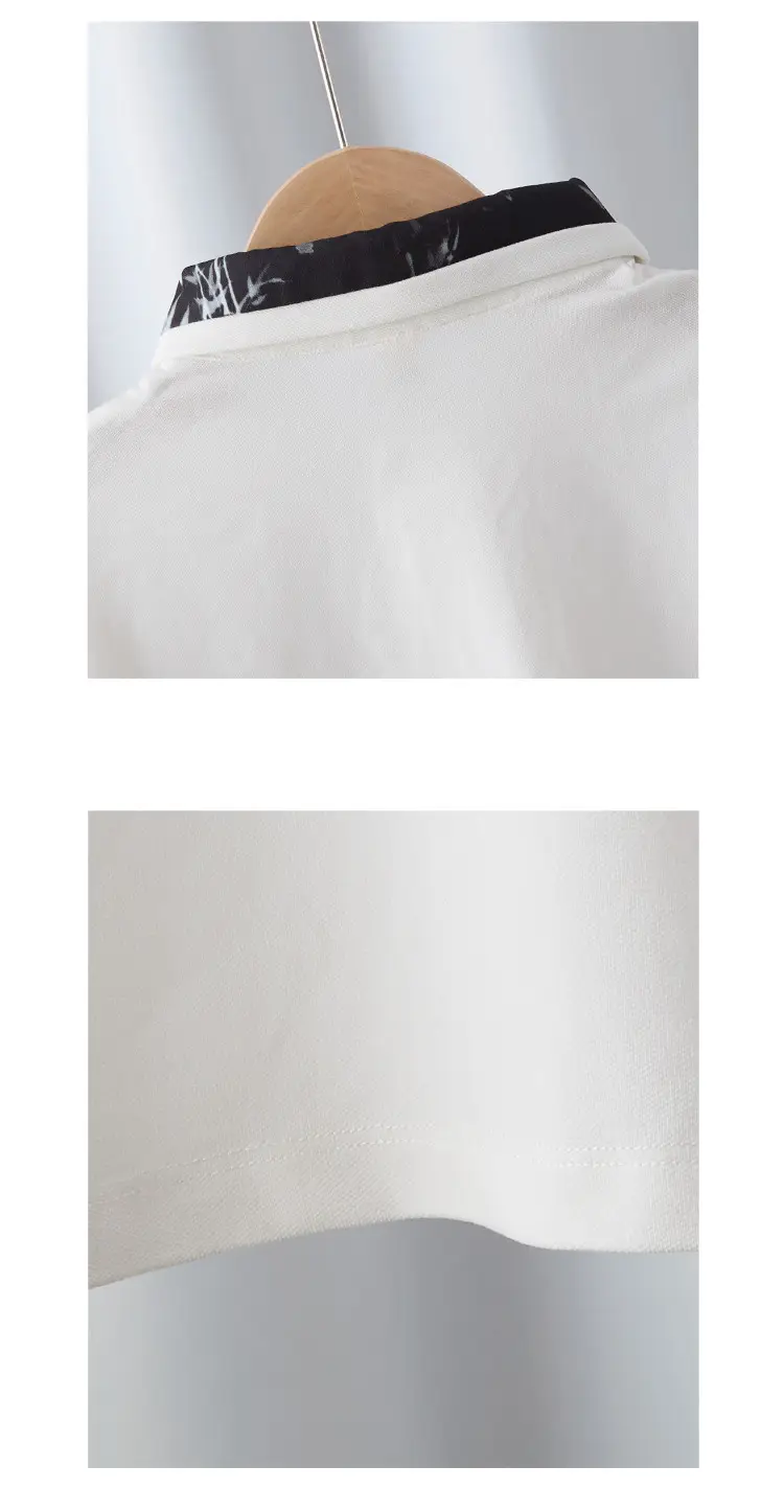 Boys White Polo Shirt Summer Medium Large — feature 12