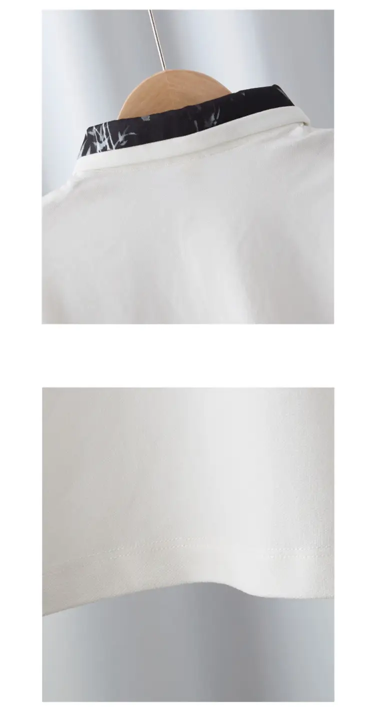 Boys White Polo Shirt Summer Medium Large — feature 6