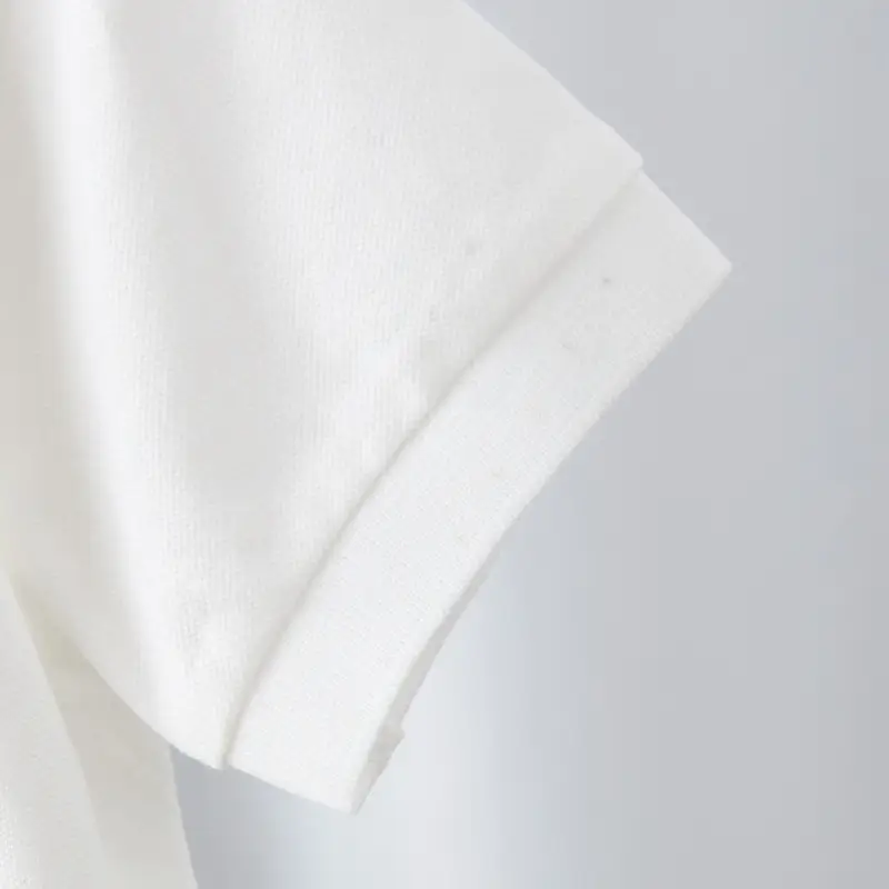 White Boys Polo Shirt Short Sleeve 2025 Summer Wear - Image 5