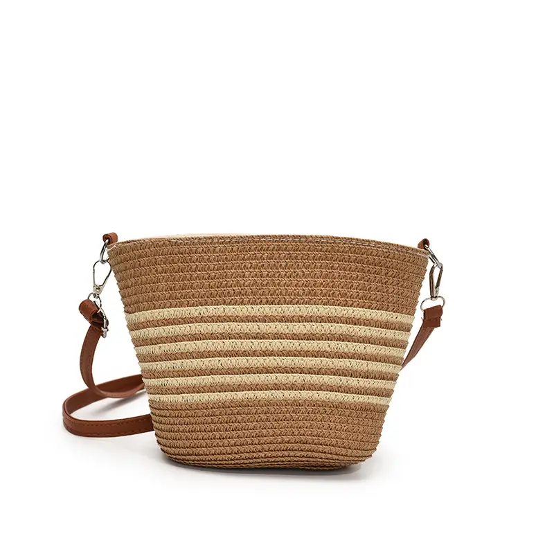 2025 Spring Woven Straw Mobile Phone Bag French Niche - Image 2