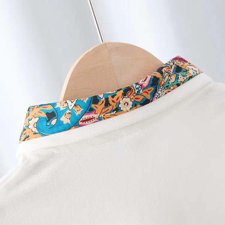 Boys T-Shirt Floral Collar 2025 Summer