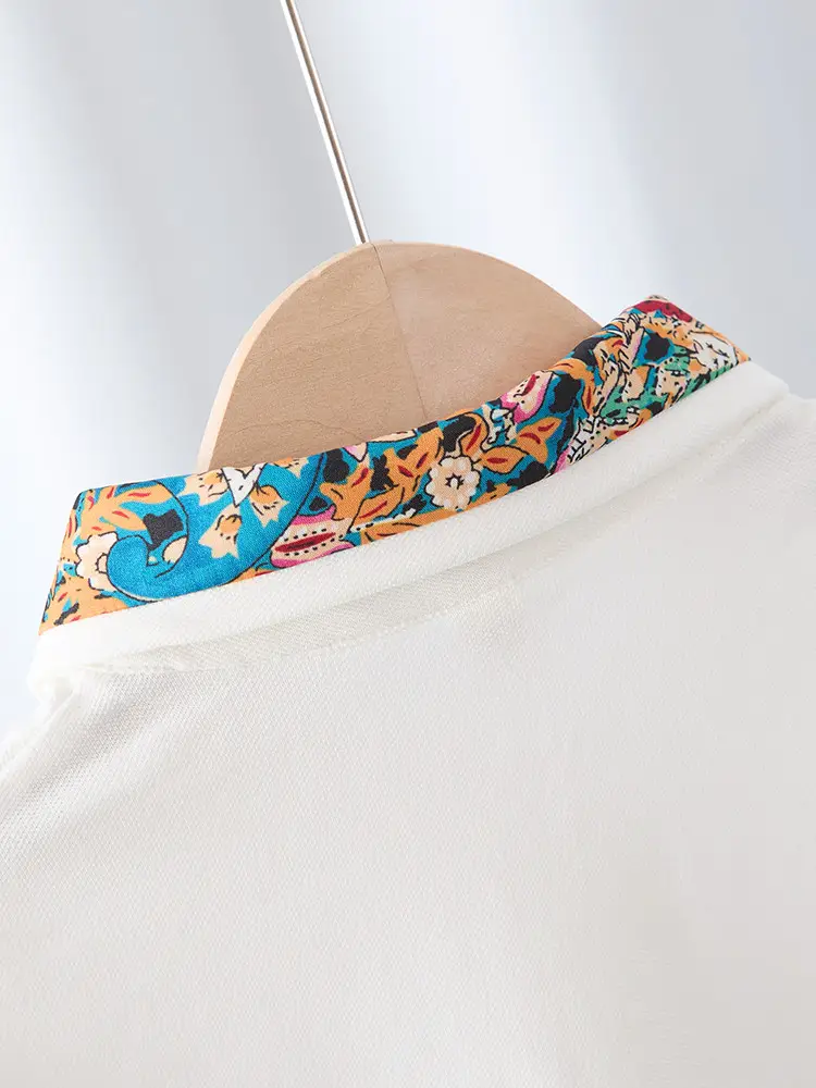 Boys T-Shirt Floral Collar 2025 Summer — feature 23