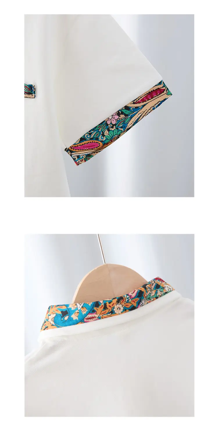 Boys T-Shirt Floral Collar 2025 Summer — feature 6