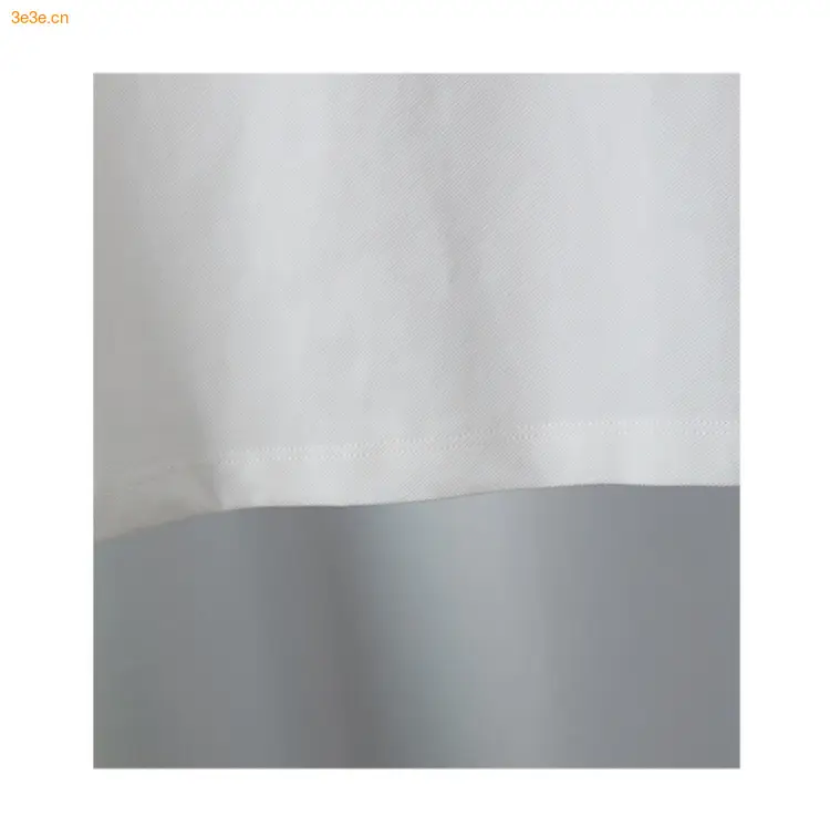 Boys White Polo Shirt with Yellow Sleeve Straps — feature 16