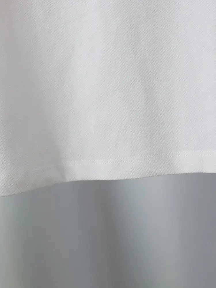 Boys White Polo Shirt with Yellow Sleeve Straps — feature 30