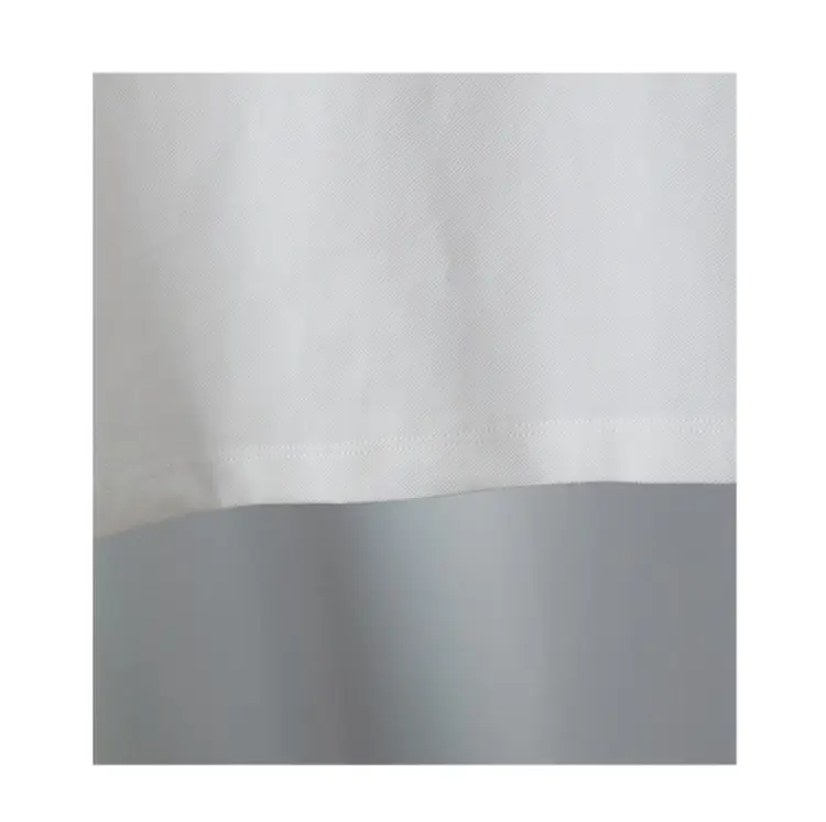 Boys White Polo Shirt with Yellow Sleeve Straps — feature 8